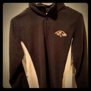 Baltimore Ravens Fleece Jacket Size Medium